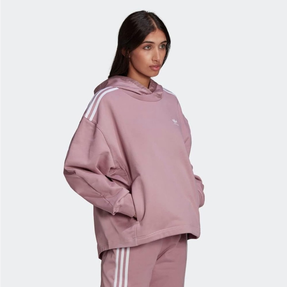adidas Originals Women's Adicolor Classics Hoodie, Magic Mauve, EUC, M